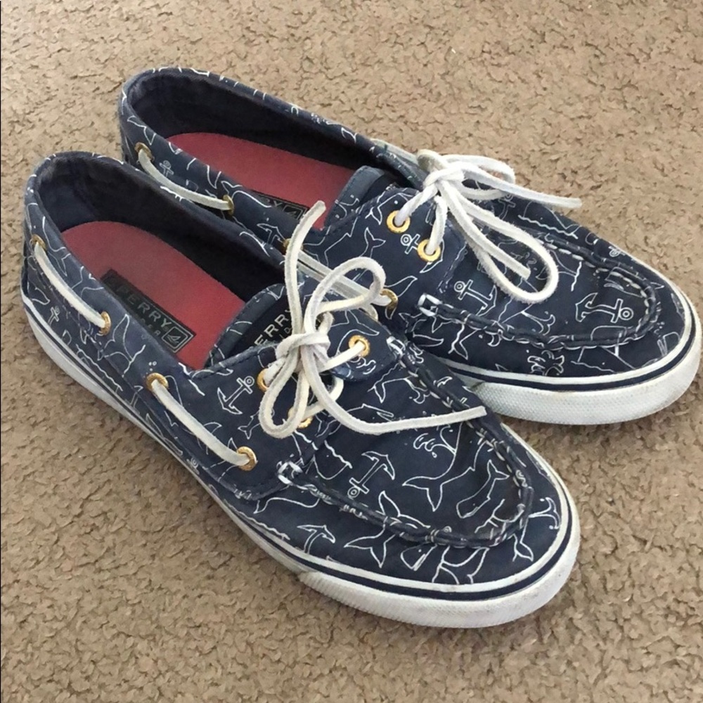 Sperry Navy Boat Shoes